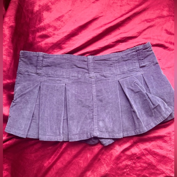 Free People Micro Mini Corduroy Skort Sz.4 - Picture 6 of 6